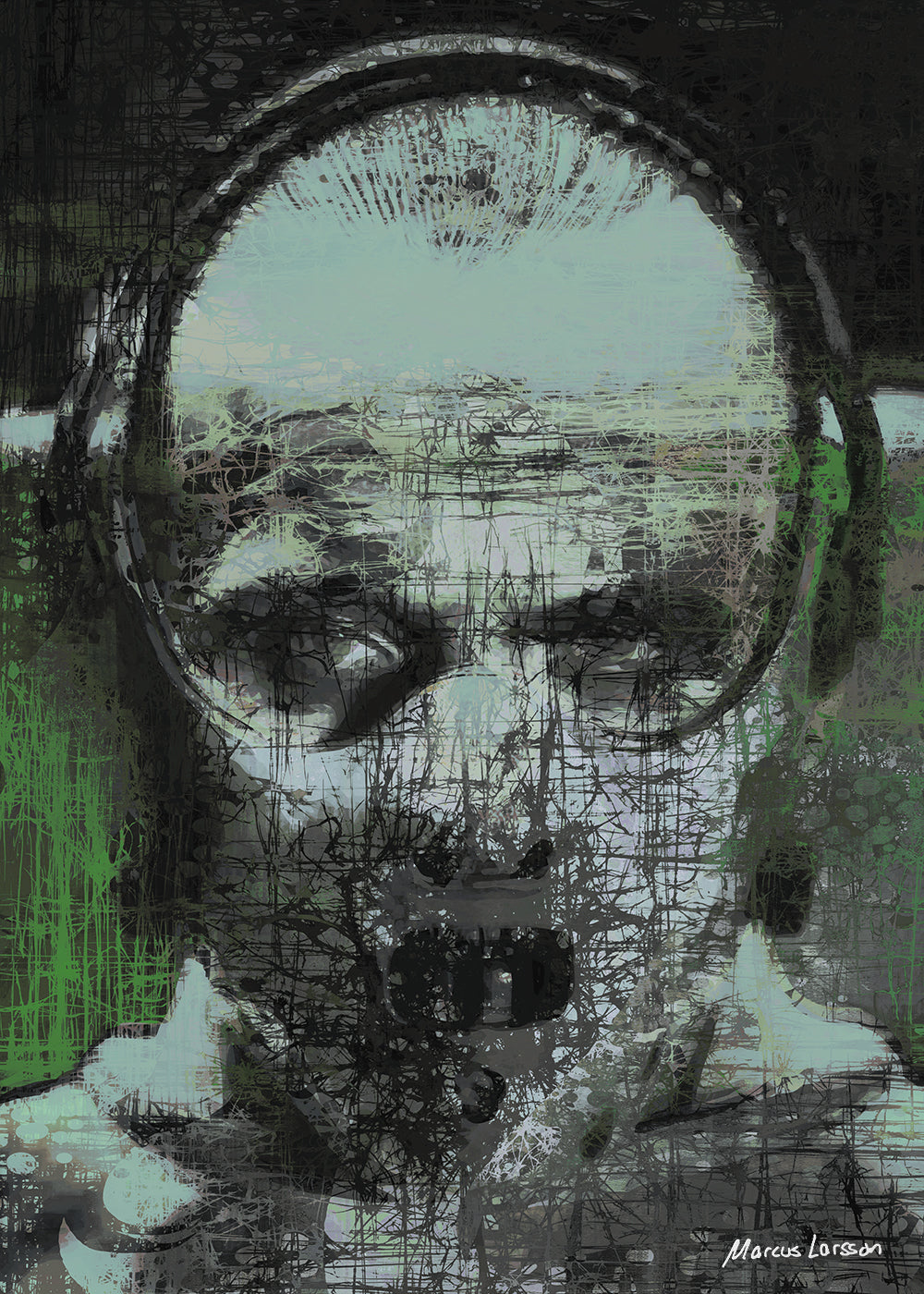 "Hannibal Lecter #01.2025" — Fine art print — 50x70 cm — Oinramad — Signerad upplaga av 75 exemplar