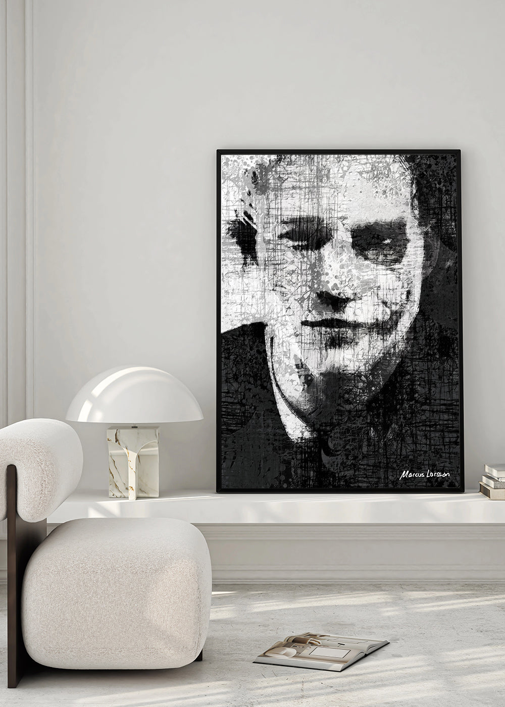 "Heath Ledger #01.2024"  — Fine art print — 50x70 cm — Unframed  — Signed edition of 75 pcs