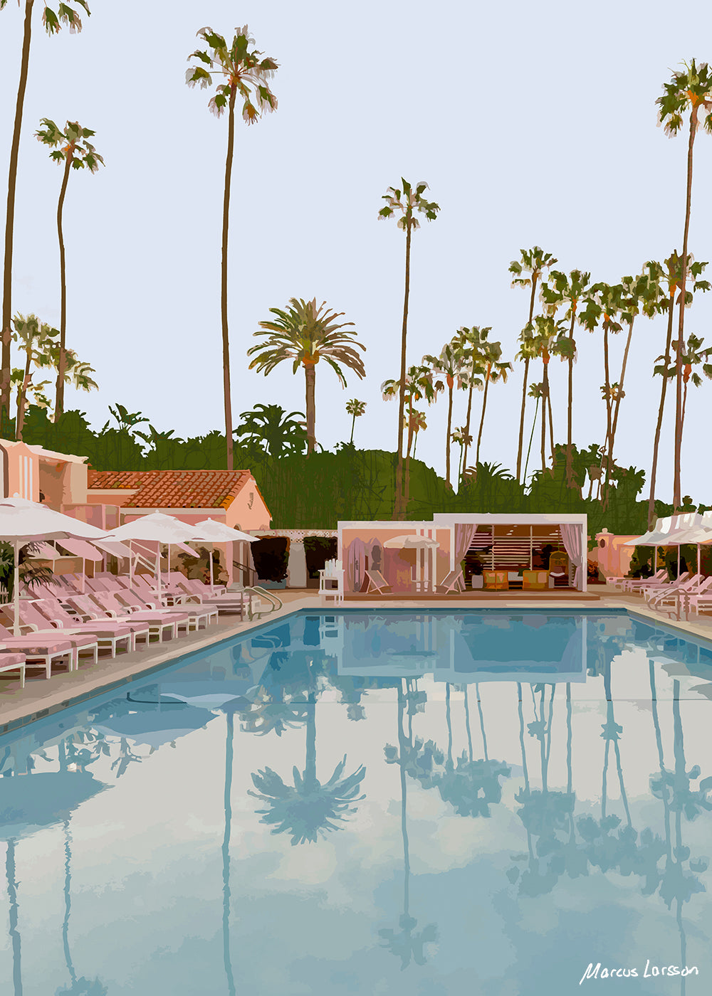 "The Beverly Hills Hotel #01.2025" — Fine art print — 50x70 cm — Unframed  — Signed edition of 75 pcs