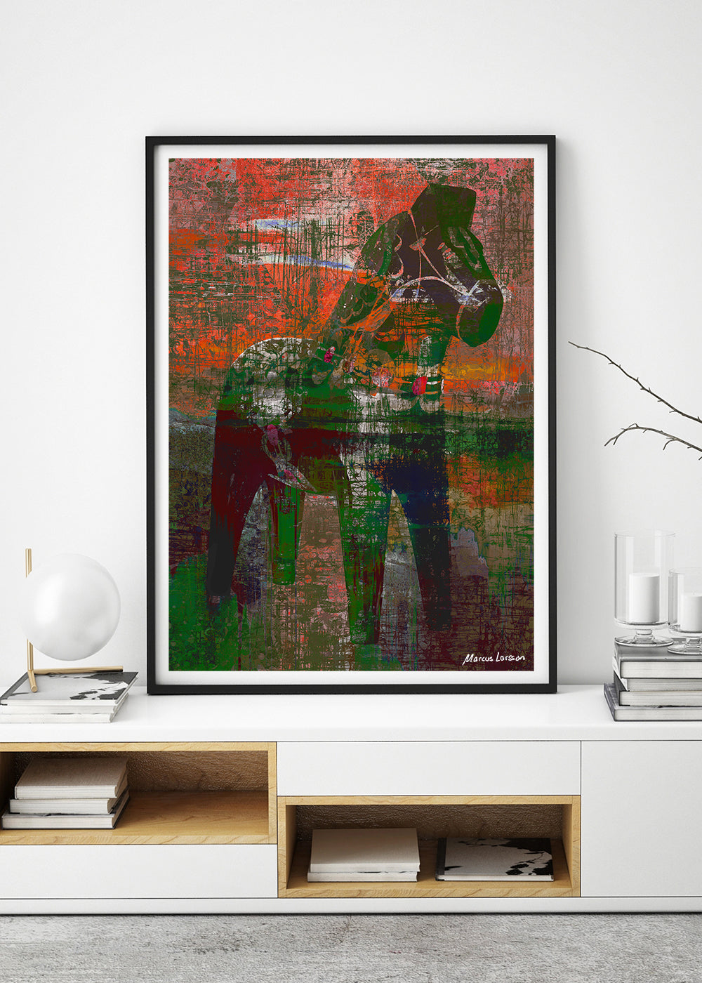 "Boi Dalahäst #01.2025" — Fine art print — 50x70 cm — Unframed  — Signed edition of 75 pcs