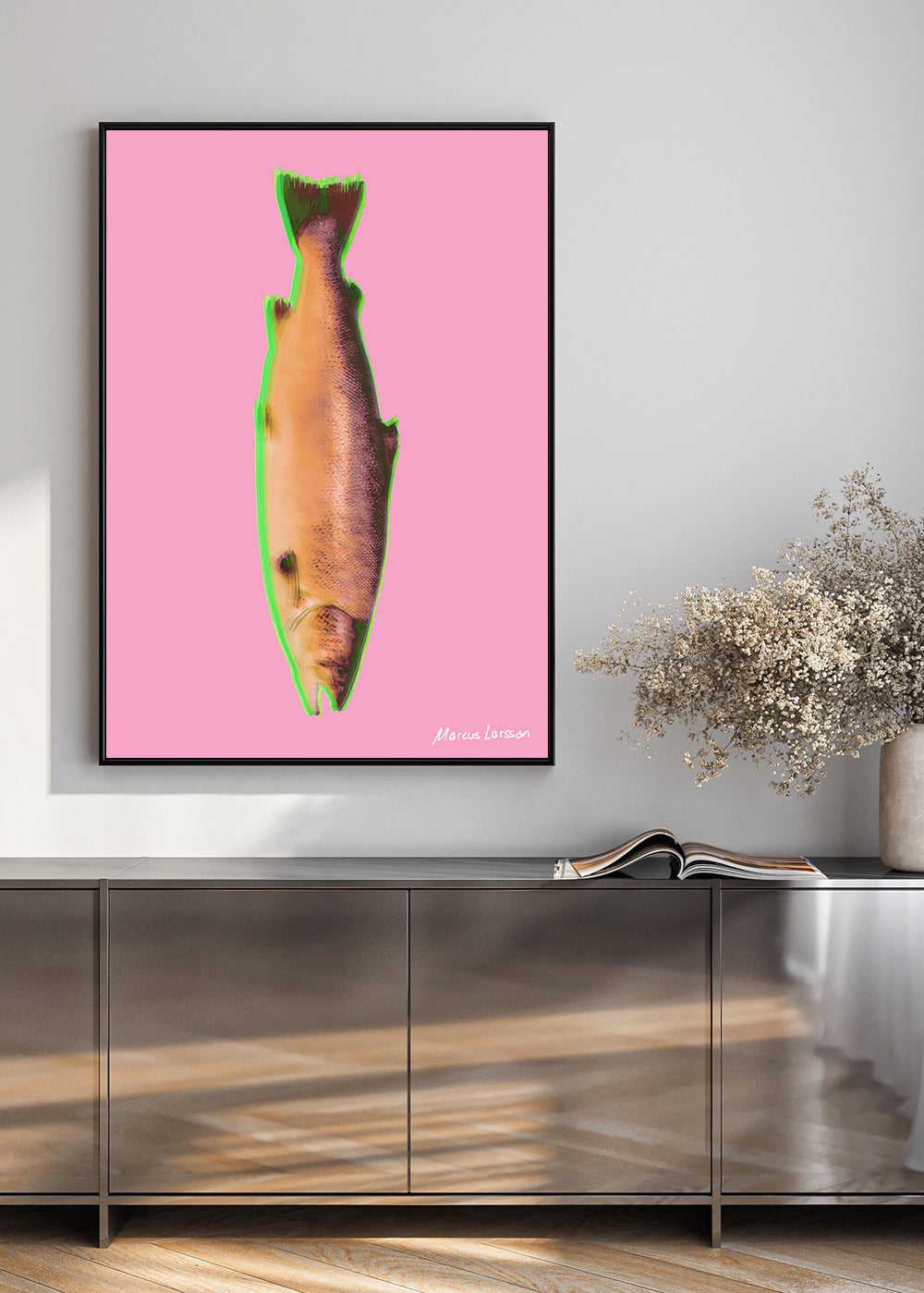 "Byske Landfors Lax #02.2025" — Fine art print — 70x100 cm — Unframed  — Signed edition of 75 pcs