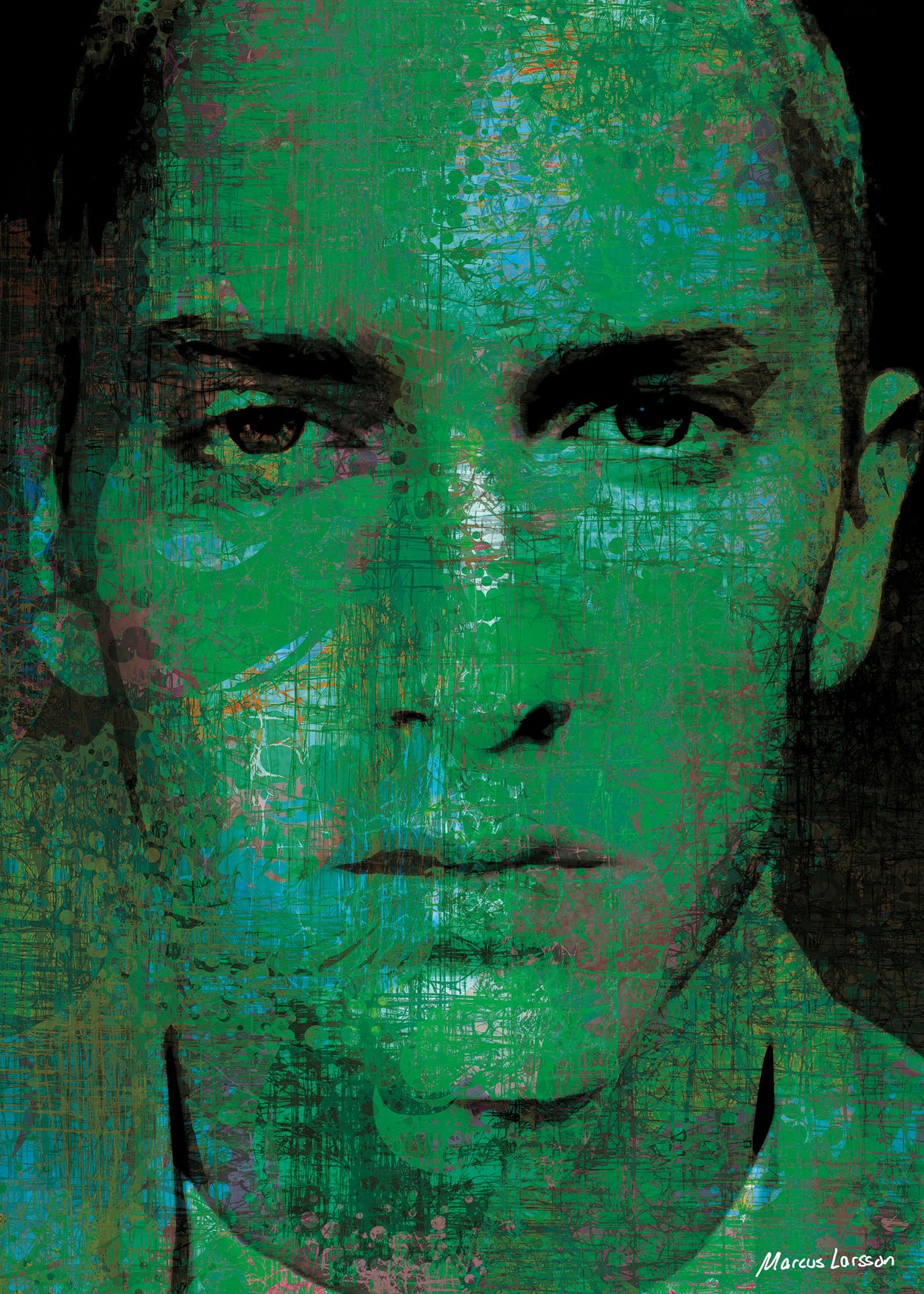"Eminem #02" — Aluminium — 70x100 cm — Currently on exhibition. Available for delivery in October