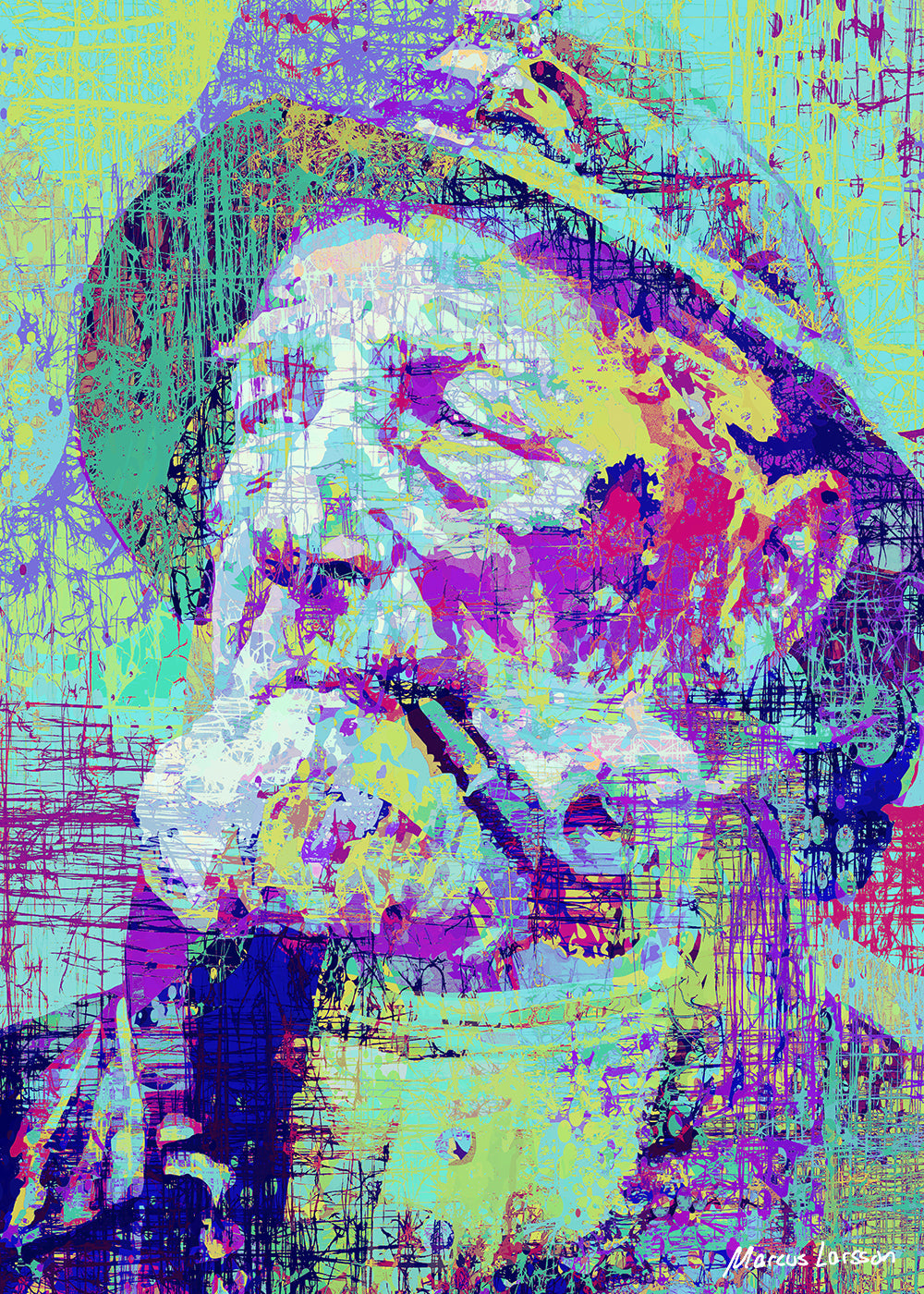 "Fiskargubben #07.2025" — Fine art print — 50x70 cm — Unframed  — Signed edition of 75 pcs