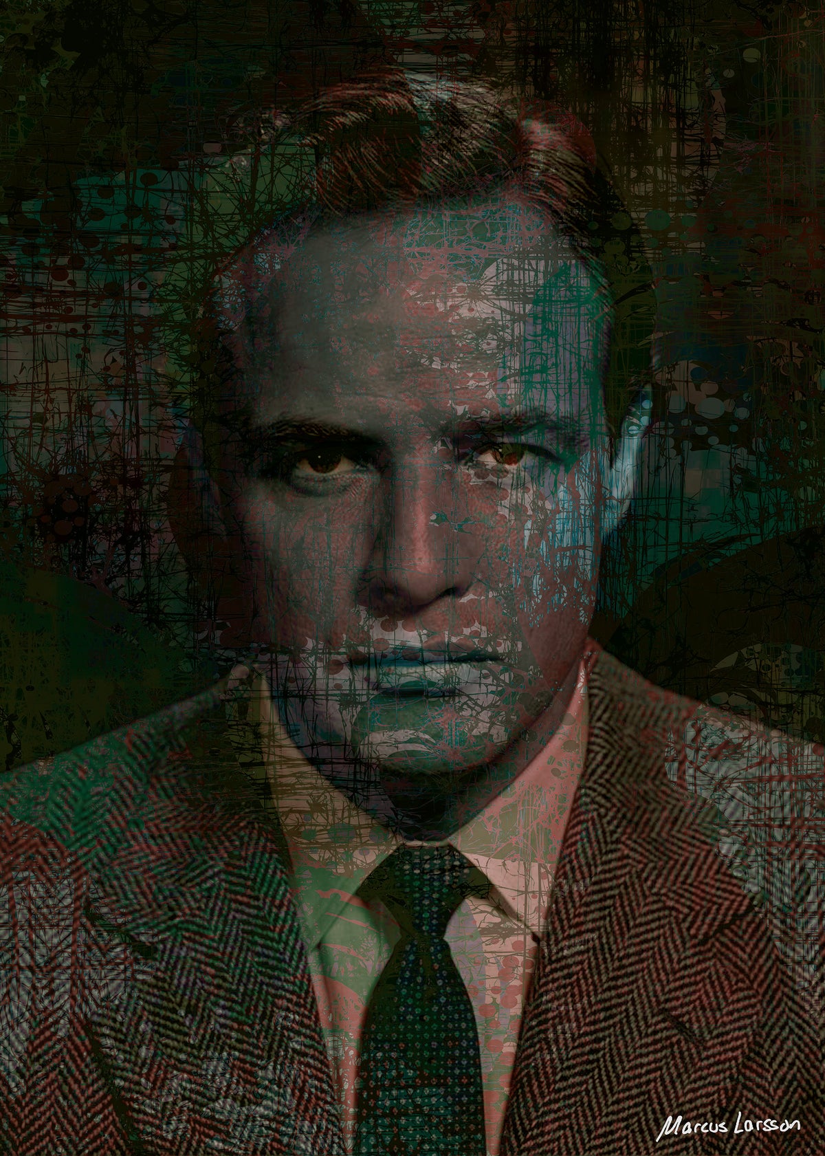 "Marlon Brando" — Aluminium — 70x100 cm