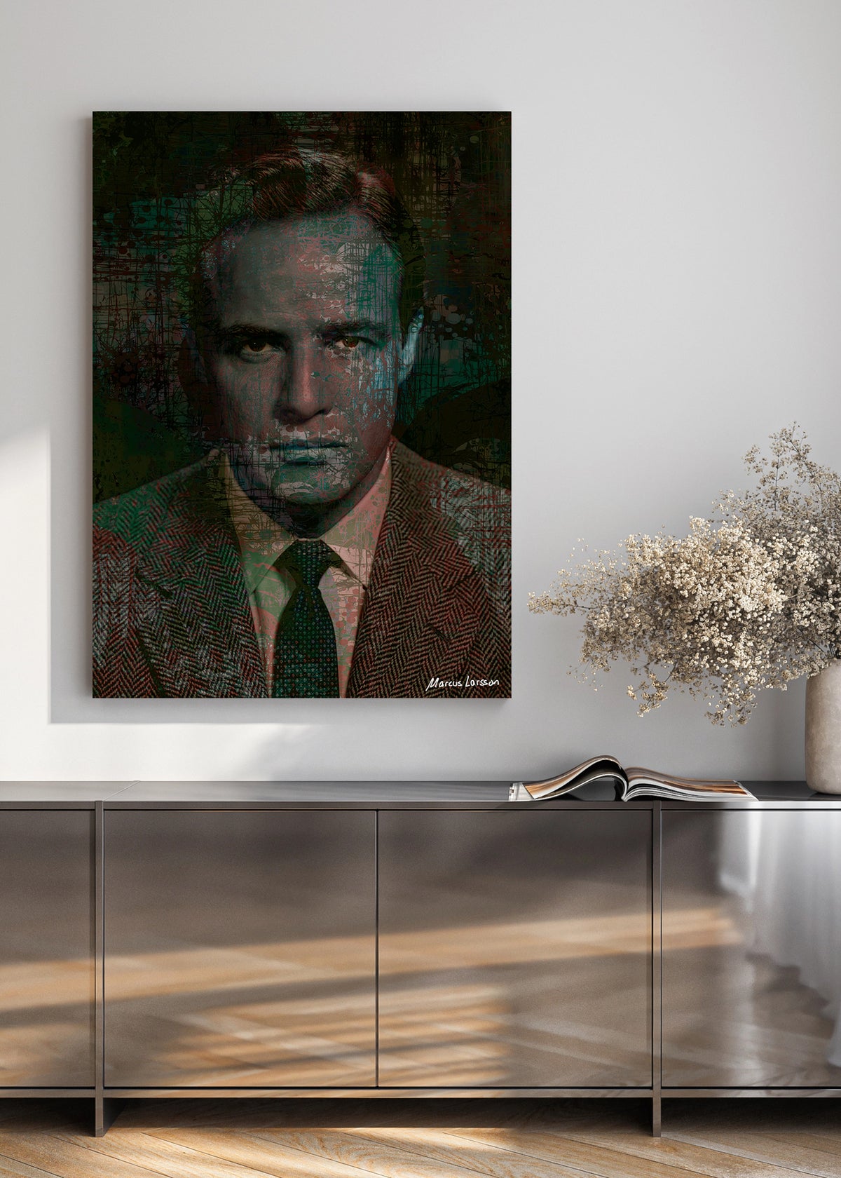 "Marlon Brando" — Aluminium — 70x100 cm