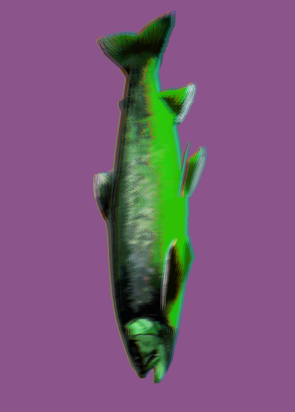"Ransarån Röding #01.2025" — Fine art print — 70x100 cm — Oinramad — Signerad upplaga av 75 exemplar
